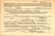 U.S. World War II Draft Card - Wilfred Touchet