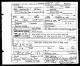 Death Certificate for Huey Parker Crosby