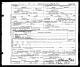 Death Certificate for Chester Clifton Vandiver