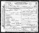 Death Certificate for Fannie May Crow