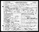 Death Certificate for John Davis Warren