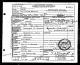 Death Certificate for Levi Clinton Harrison