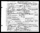 Death Certificate for Eveline L. 'Eva' Harper Hamlin
