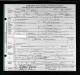 Death Certificate for Lillie Ruth Houston
