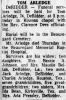 Obituary of Tom Jackson Arledge