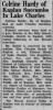 Obituary of Celrive Joseph Hardy Obituary of Celrive Joseph Hardy