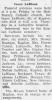 Obituary of Isaac LeBlanc