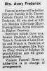 Obituary of Elmire LeBlanc Frederick
