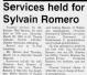 Obituary of Sylvain Romero