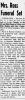Obituary of Lucy Luiza Noble Ross