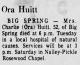 Death Notice of Ora Eloise Hamlin Huitt Death Notice of Ora Eloise Hamlin Huitt