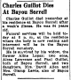 Obituary of Charles Guillot Obituary of Charles Guillot