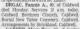 Death Notice of Frances Anna 'Fannie' Luksa Drgac