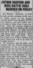Marriage Announcement of Antone Leon Rosprim and Mattie Bernice Ross Marriage Announcement of Antone Leon Rosprim and Mattie Bernice Ross