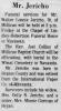 Obituary of Walter Lonnie Jericho