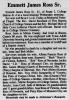 Obituary of Emmett James Ross, Sr.
