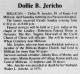 Obituary of Dollie Burton Ross Jericho