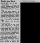 Obituary of Rosalie Anna Bednar Marek