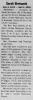 Obituary of Sarah Edna Turner Skrivanek