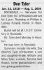 Obituary of Dan Tyler
