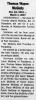 Obituary of Thomas Wayne 'Tom' McGinty