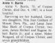 Obituary of Anita Venice Renfroe Burris Obituary of Anita Venice Renfroe Burris