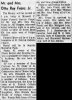 Obituary of Otto Ray Franz, Jr. and Elizabeth Ann Skrobarczyk Franz Obituary of Otto Ray Franz, Jr. and Elizabeth Ann Skrobarczyk Franz