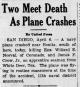 Death Notice of James Ferridon Crow, Jr.