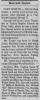 Obituary of Morris Buel Taylor