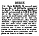 Obituary of Edward Venson 'Red' Burge Obituary of Edward Venson 'Red' Burge