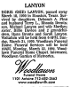 Obituary of Doris Ann 'Dee' Adams Lanyon