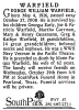 Obituary of George William Warfield