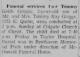 Death Notice of Tommy Keith Griggs