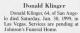 Death Notice of Donald Paul 'Don' Klinger