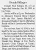 Obituary of Donald Paul 'Don' Klinger