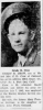 Grady Clarence Crow Newspaper Clipping