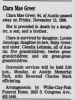 Obituary of Clara Mae Phillips Greer
