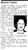 Obituary of Bessie Ella McIntyre Taylor