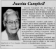 Obituary of Juanita Beatrice LindseyCampbell