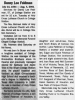 Obituary of Danny Lee Feldman