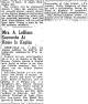 Obituary of Noemie Hargrave LeBlanc