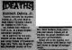 Obituary of Humbert Dubois, Jr.
