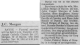 Obituary of Jancy Calvon 'J.C.' Morgan