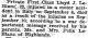 Death Notice of PFC Lloyd Joseph LeBlanc