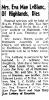 Obituary of Eva Mae Brown LeBlanc