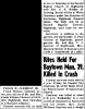 Obituary of Frank William Clement, Jr.