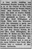 Marriage Announcement of Dunice Apolinar Dubois and Kathleen 'Kate' Collins Dubois