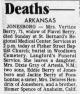 Obituary of Vertice Ann Spence Berry