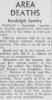 Obituary of Randolph Landry