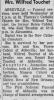 Obituary of Helen Cabrol Touchet